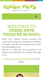 Mobile Screenshot of fresh-arts.co.uk